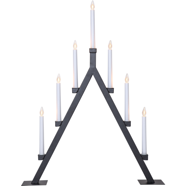 Ljusstake Oliver Svart