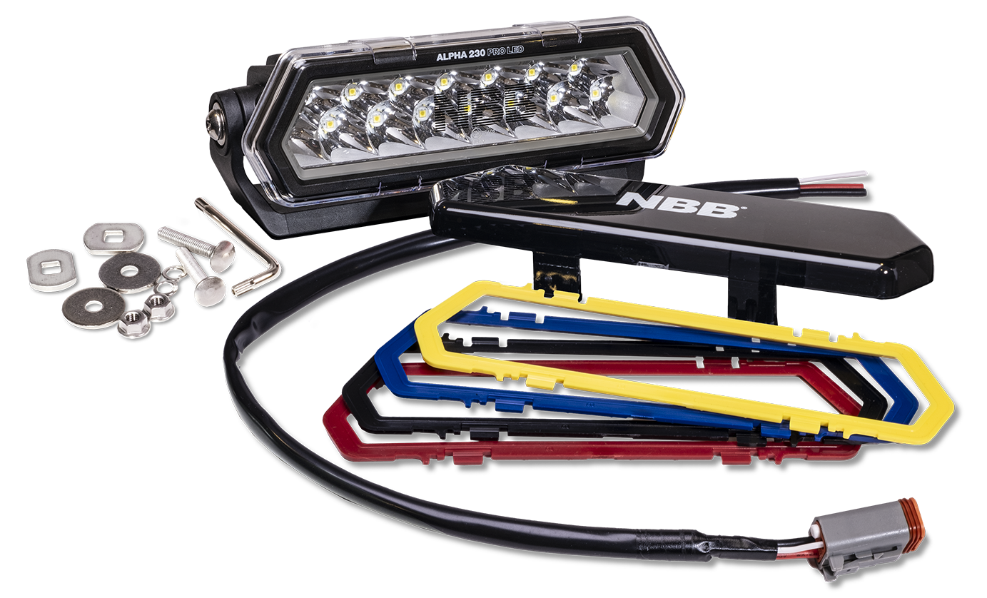 NBB Alpha 230 Pro LED extraljusramp