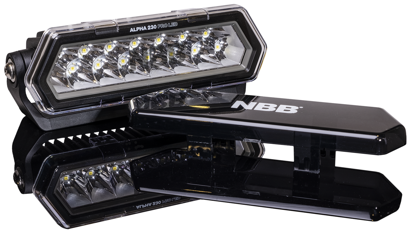 NBB Alpha 230 Pro LED extraljusramp