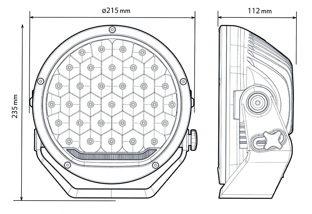 Dioda NBB | Dodatkowe światło LED NBB Alpha 225 | ZAWODOWIEC