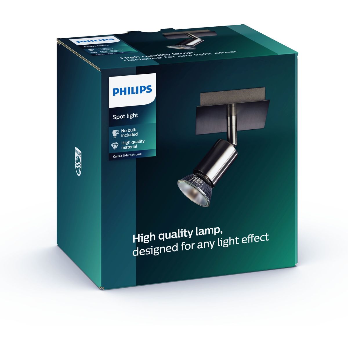 Philips - CARREA single spot nickel 1x50W 230V