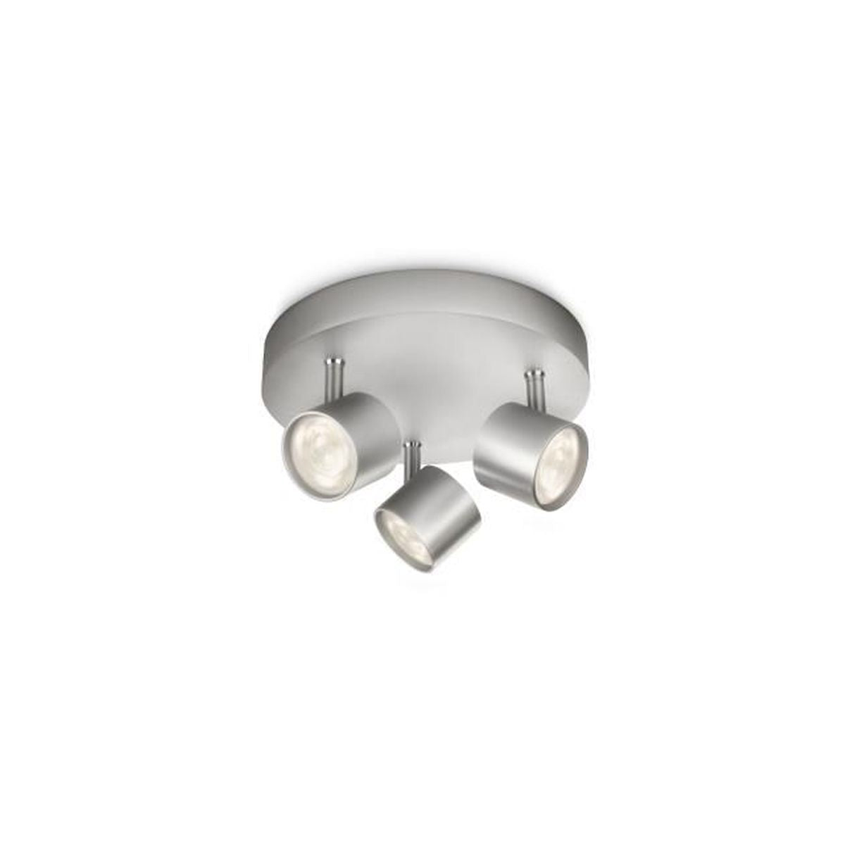 Philips - STAR plate/spiral aluminium 3x4.5W SELV