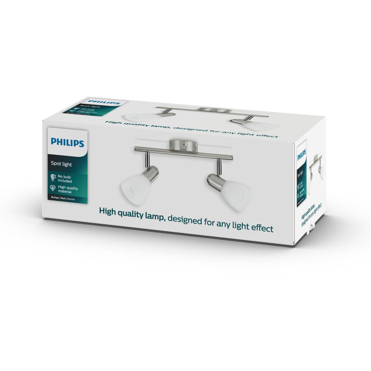 Philips - burlap bar/tube nickel 2x40W 230V