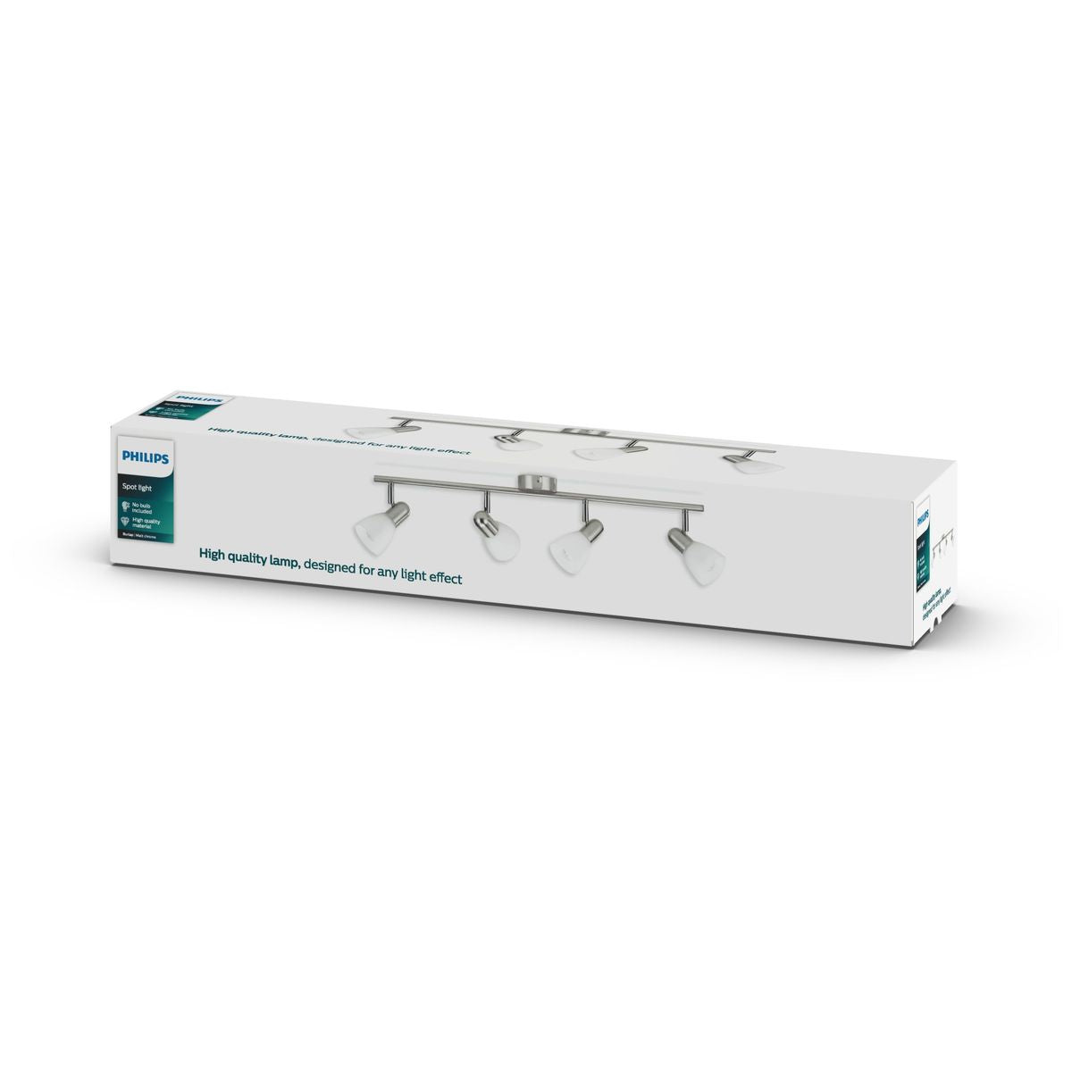 Philips - burlap bar/tube nickel 4x40W 230V