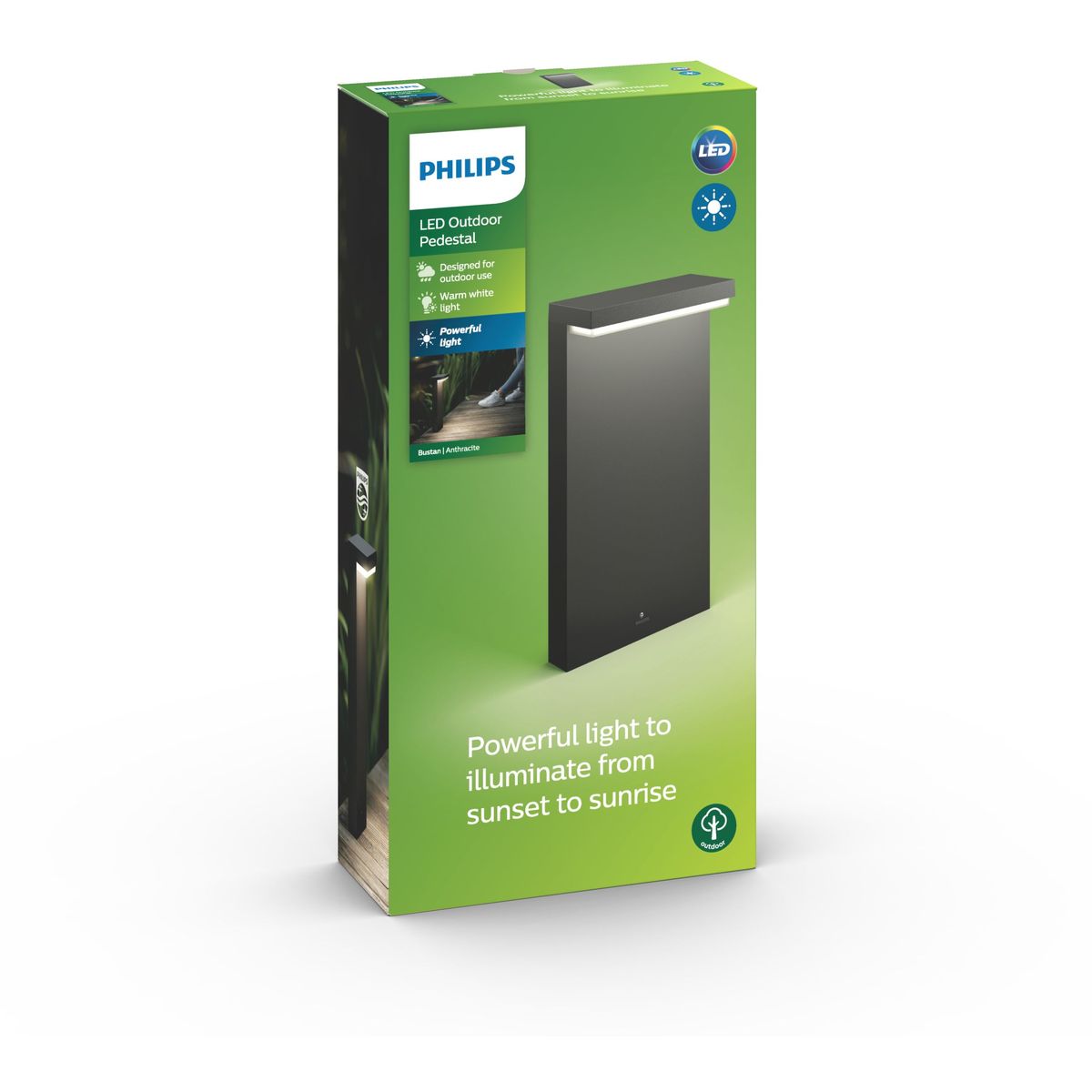 Philips - Bustan Cokedal Anthracite 2x4.5W SELV