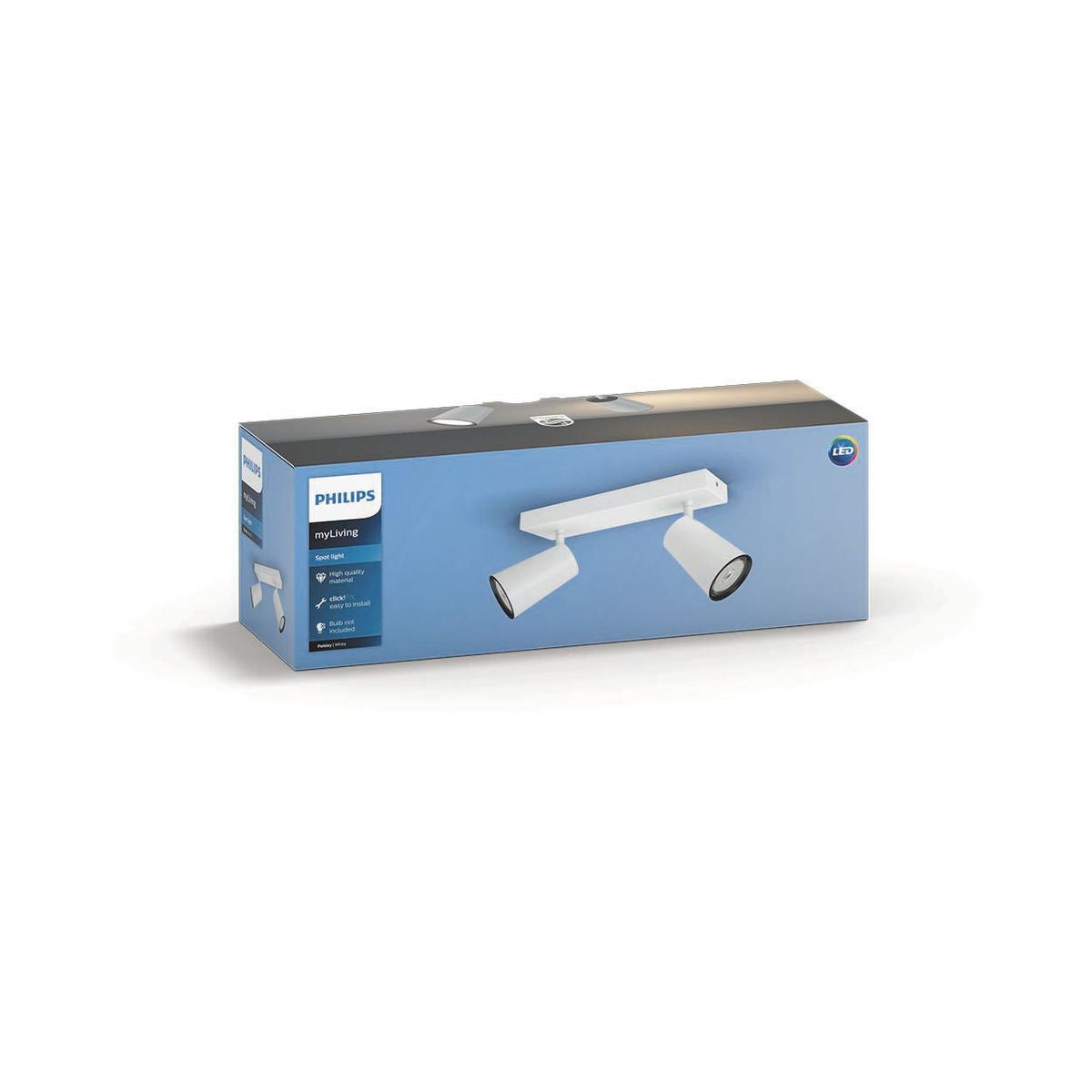 Philips - PAISLEY bar/tube white 2xNW 230V