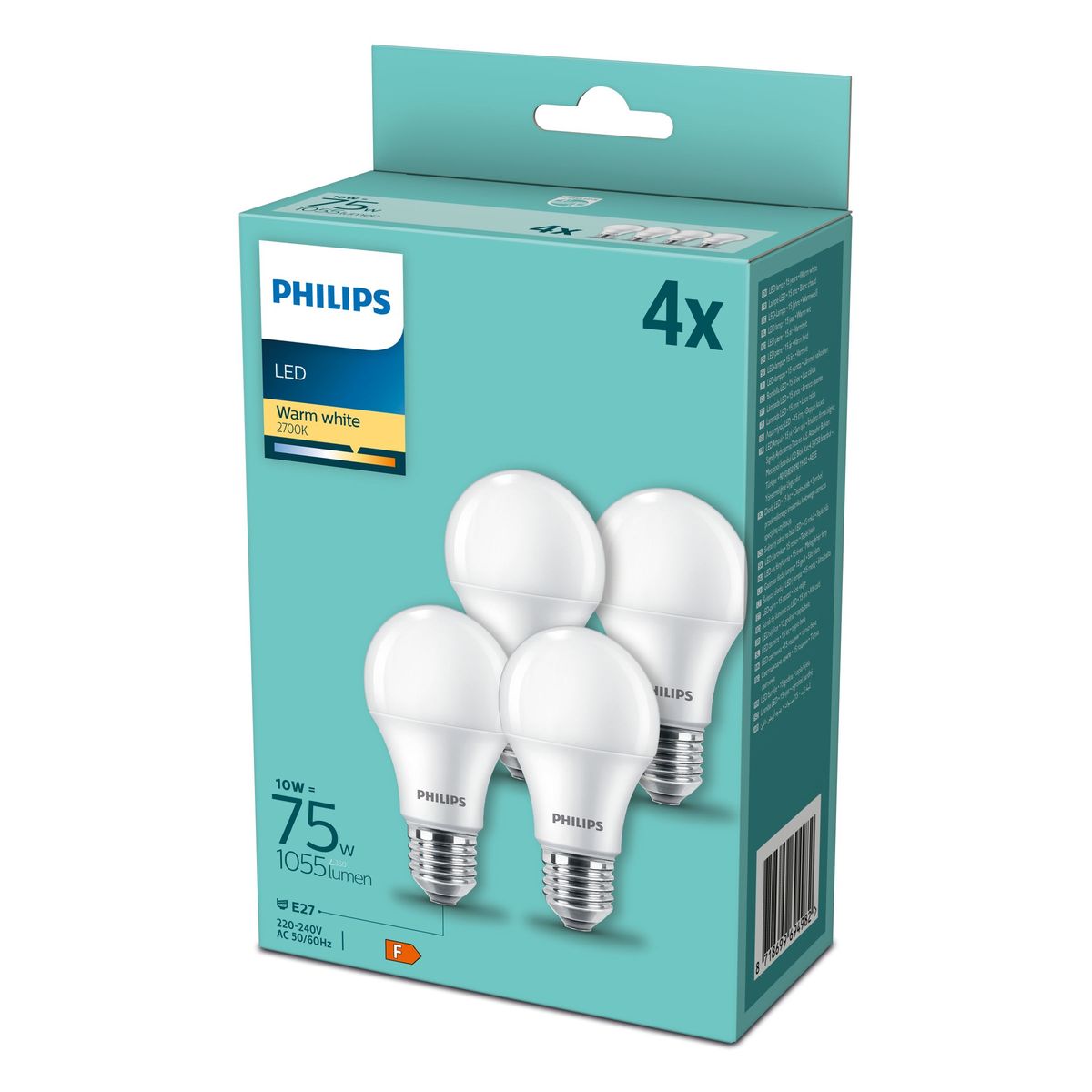 Philips - LED 75W A60 E27 WW FR ND 4PF/6 DISC