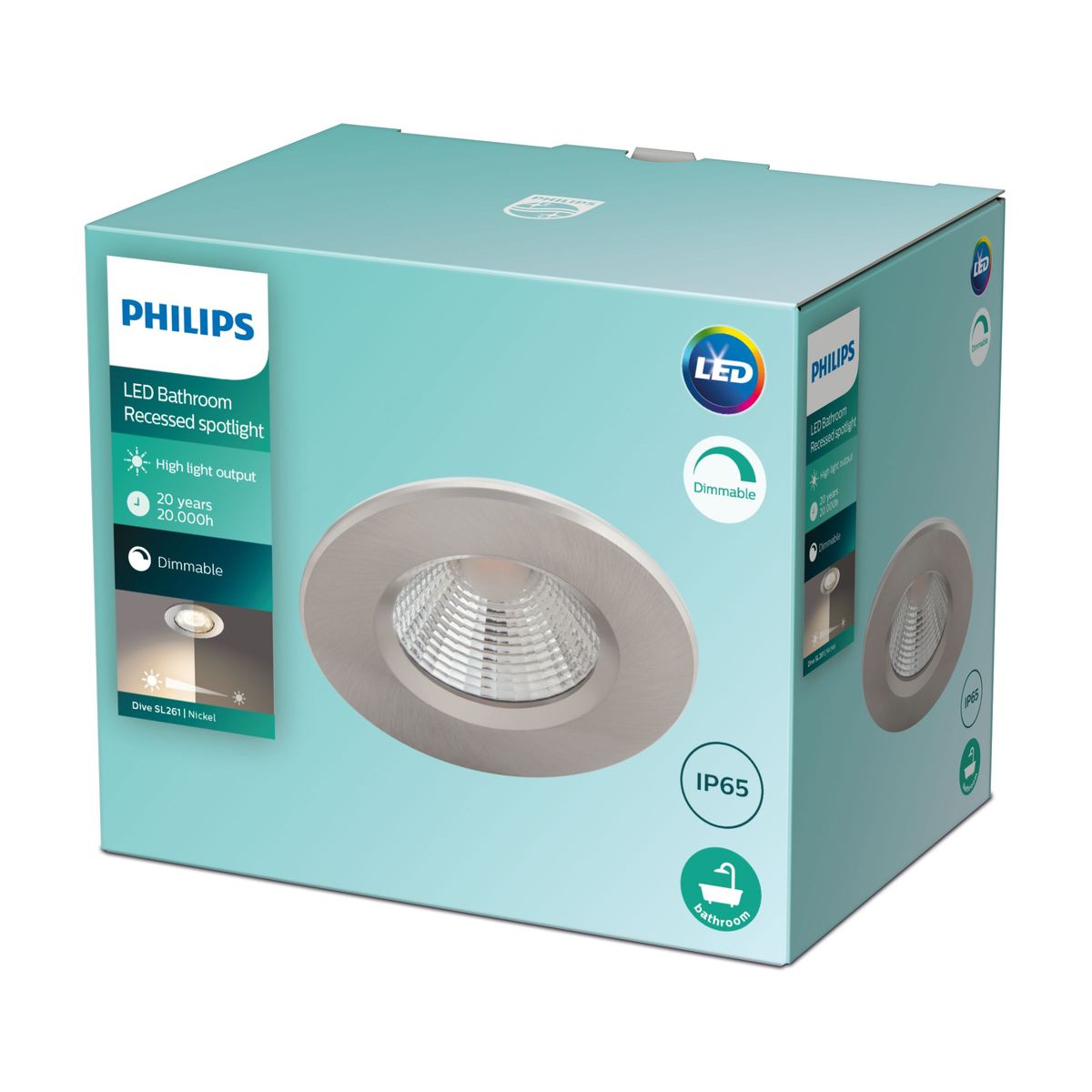 Philips - Dive SL261 Rd 070 5,5W 27K N HV IP65R