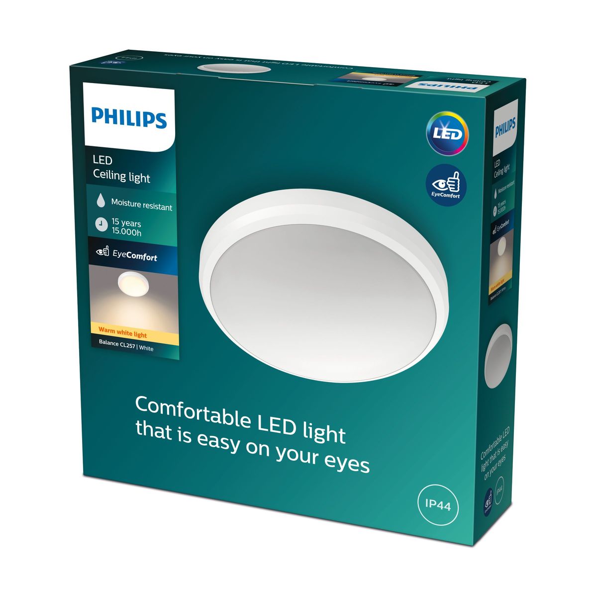 Philips - BALANCE CL257 EC RD 6W 27K W HV IP44 06