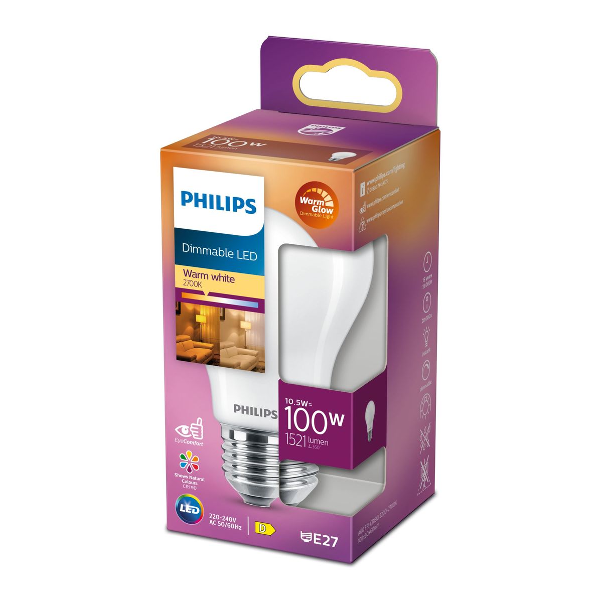 Philips - LED classic 100W A60 E27 FR WGD90 SRT4