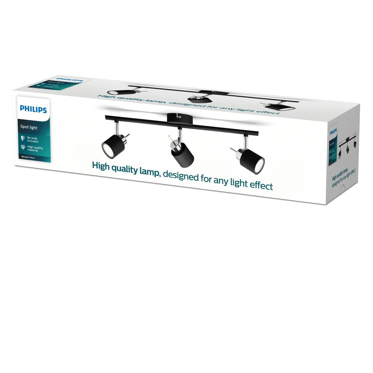 Philips - Listwa/świetlówka Meranti czarna 3x35W 230V