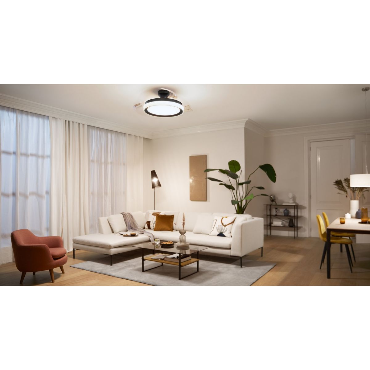 Philips - Bliss DC Wentylator sufit 28W+35W TW Black