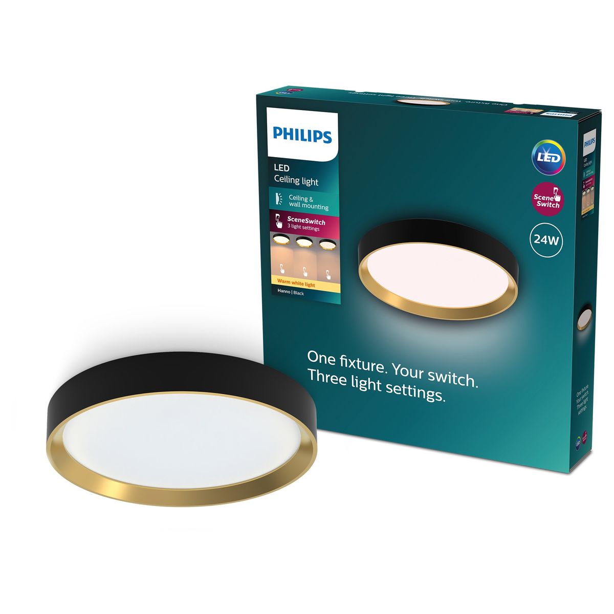 Philips - Sufit Hanno SS RD 24W 27K B_G