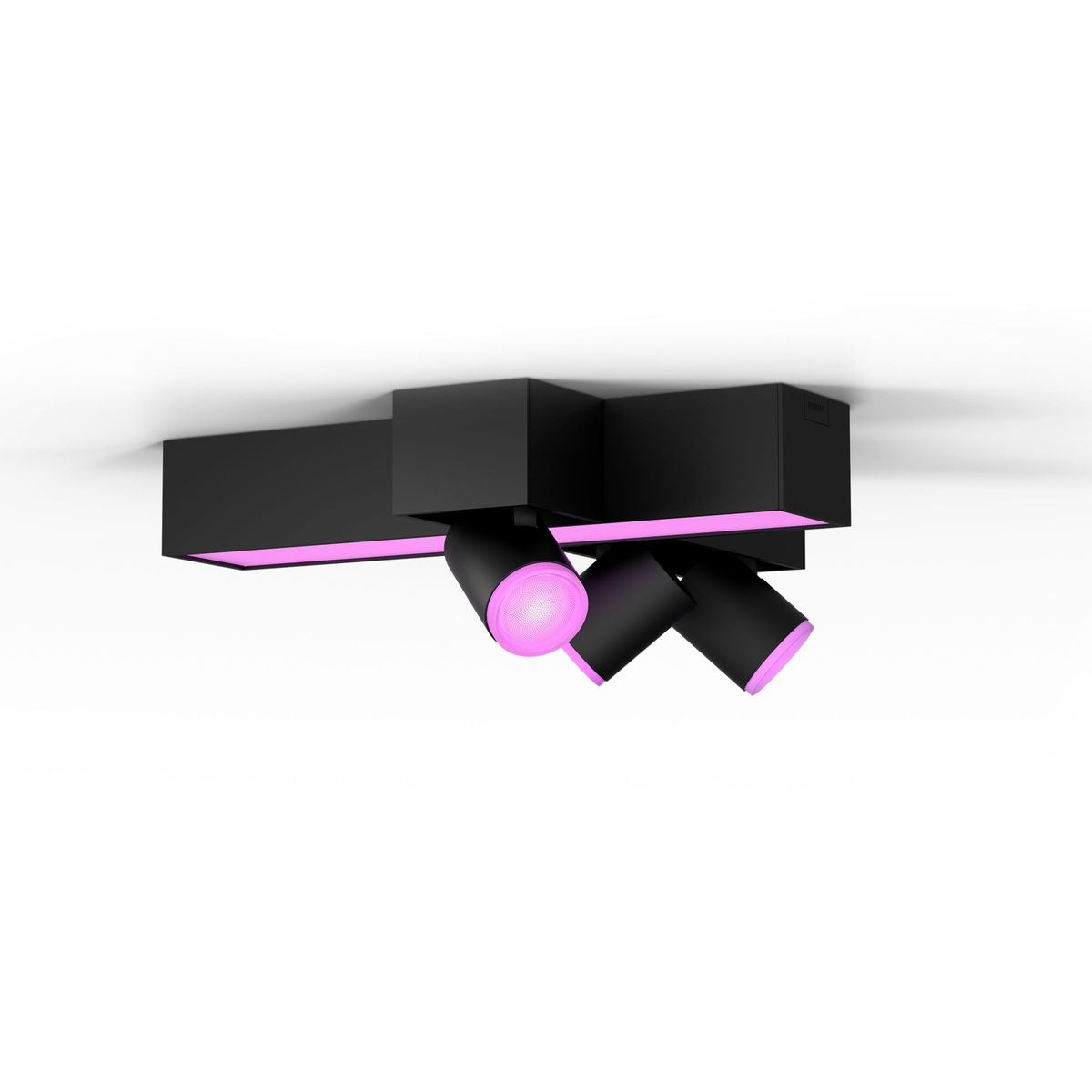 Philips - Centris Hue cross 3-spot black V2