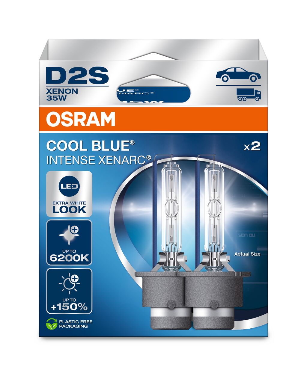 OSRAM - Lampa reflektorowa D2S HID - 2-PACK