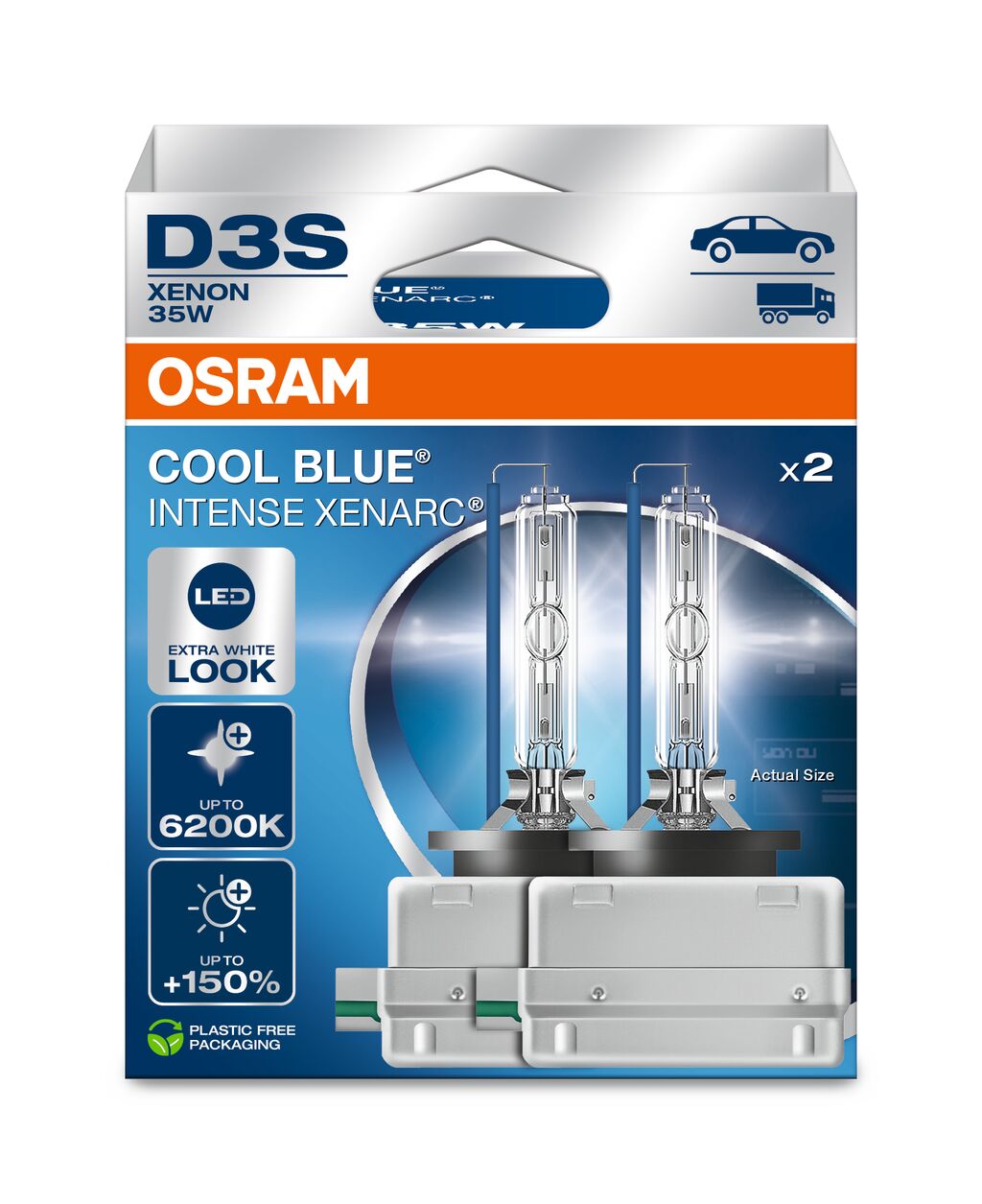 OSRAM - Lampa naświetlająca D3S HID - 2-PACK
