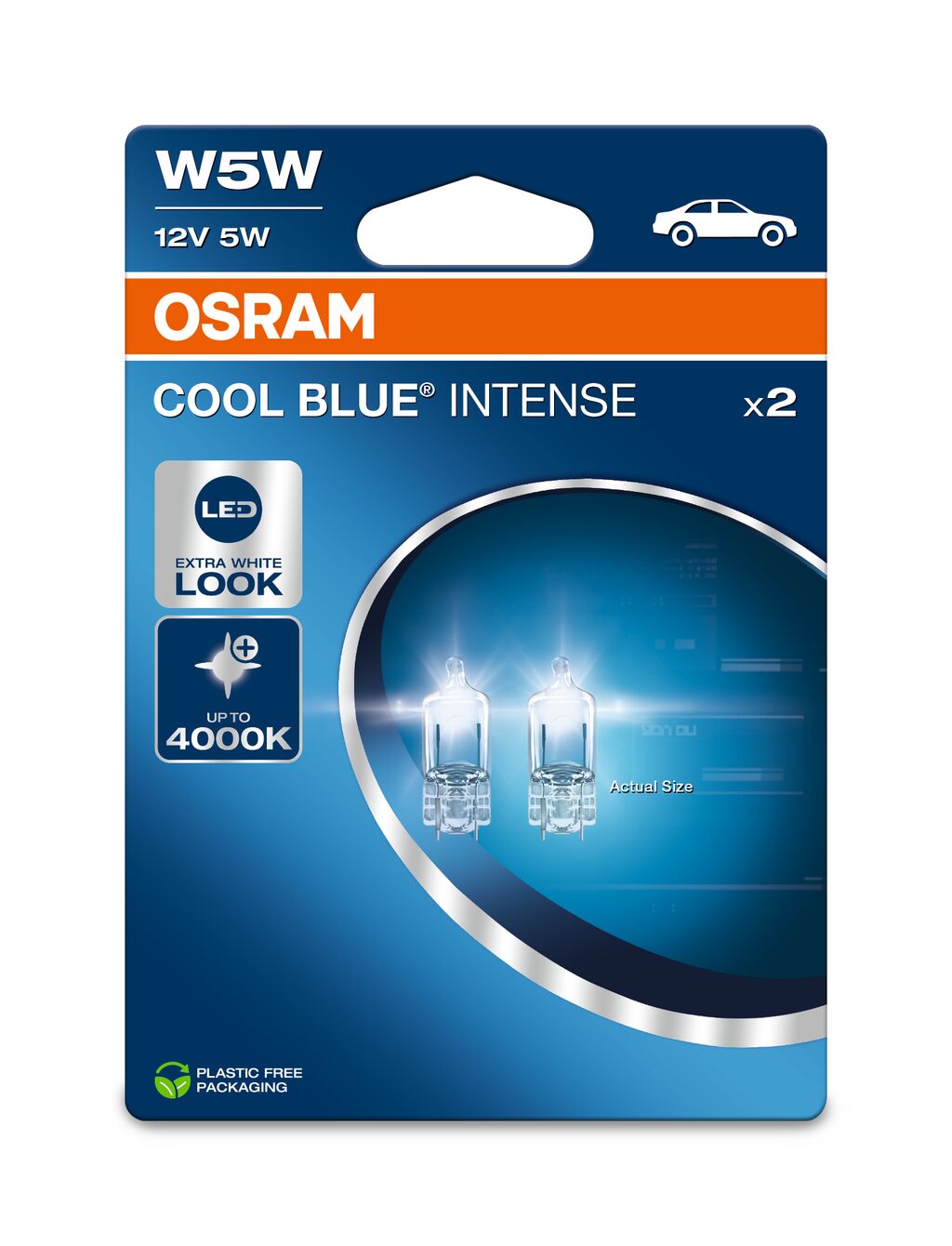 OSRAM - W5W Extra Light Lamp - 2-PACK