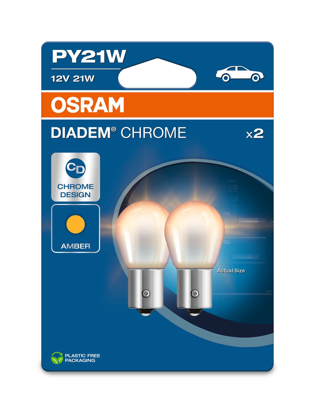 OSRAM DIADEM CHROME - PY21W Dodatkowa lampa oświetleniowa