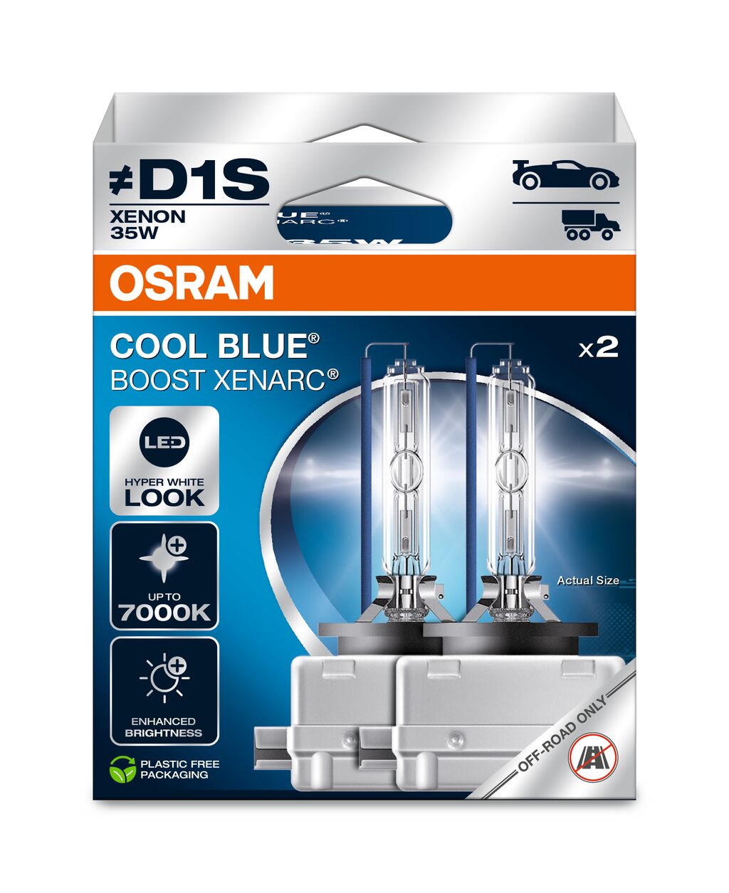 OSRAM XENARC COOL BLUE BOOST - reflektor off-road D1S HID