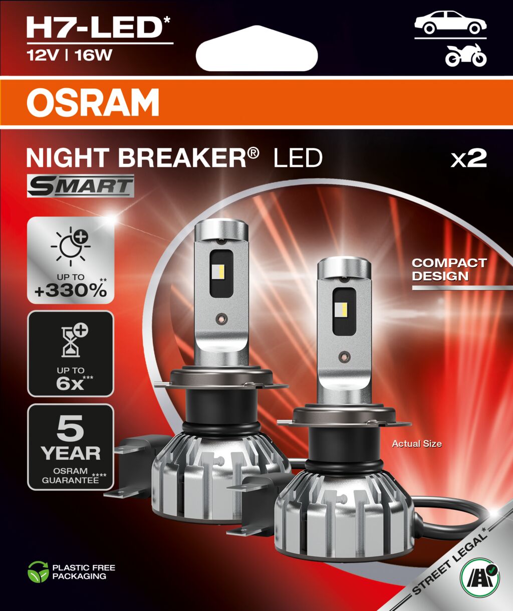 Osram Night Breaker kierowany przez H7 mądry
