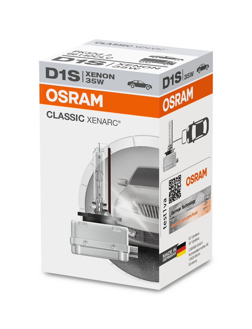 OSRAM XENARC ORIGINAL D1S - lampa naświetlająca D1S HID