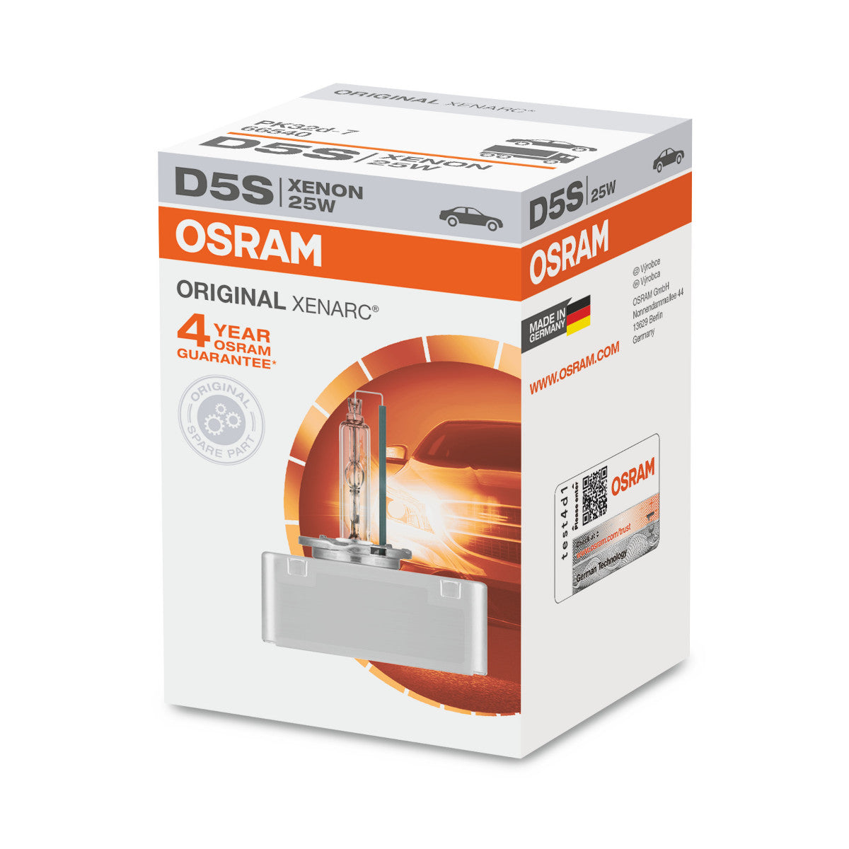 OSRAM XENARC ORIGINAL - lampa naświetlająca D5S HID