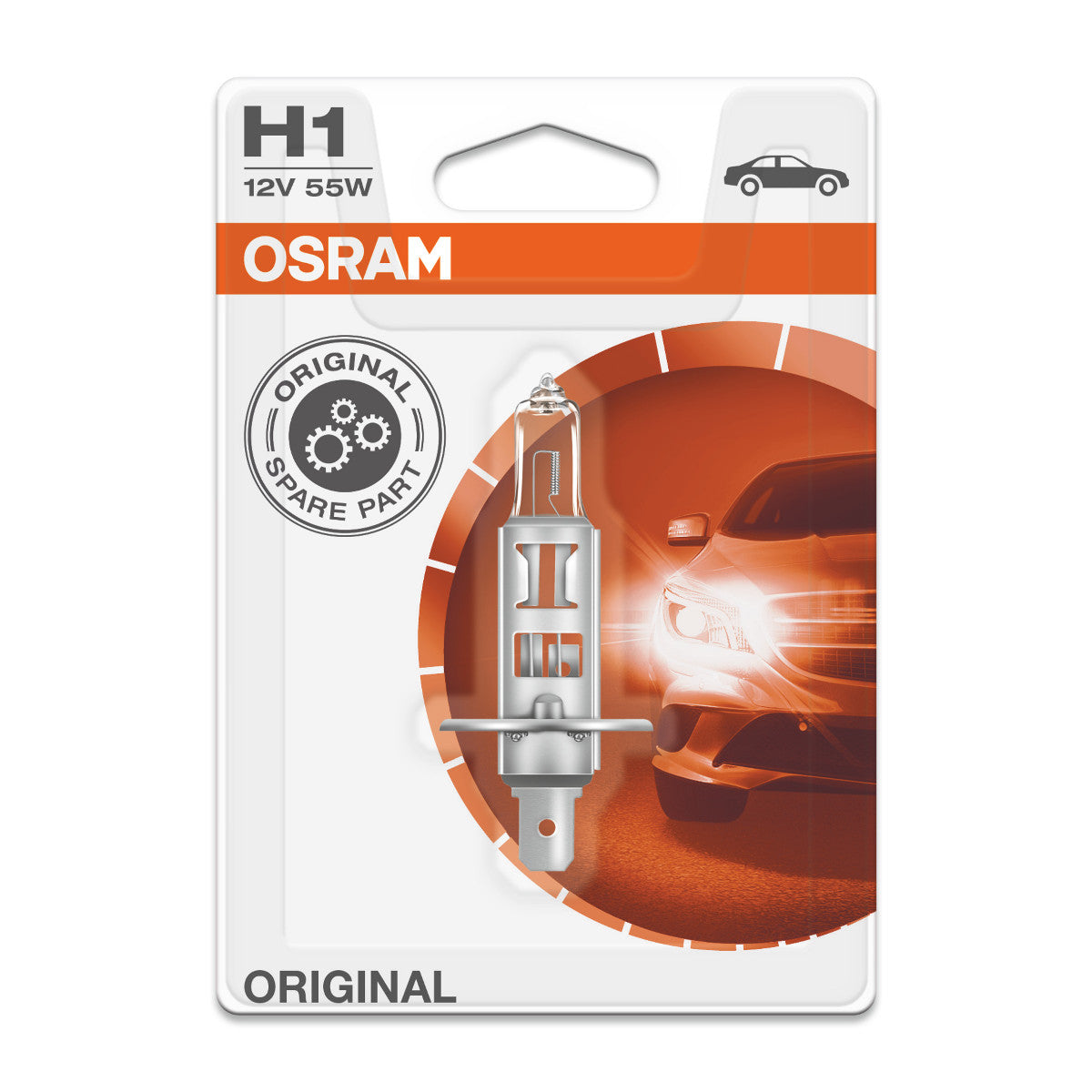 OSRAM ORIGINAL LINE - H1 - 12 V - 55 W - Naświetlacz halogenowy
