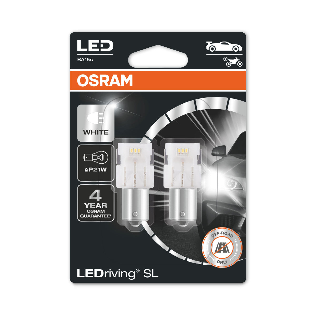 OSRAM LEDriving SL - Off-road P21W - biały