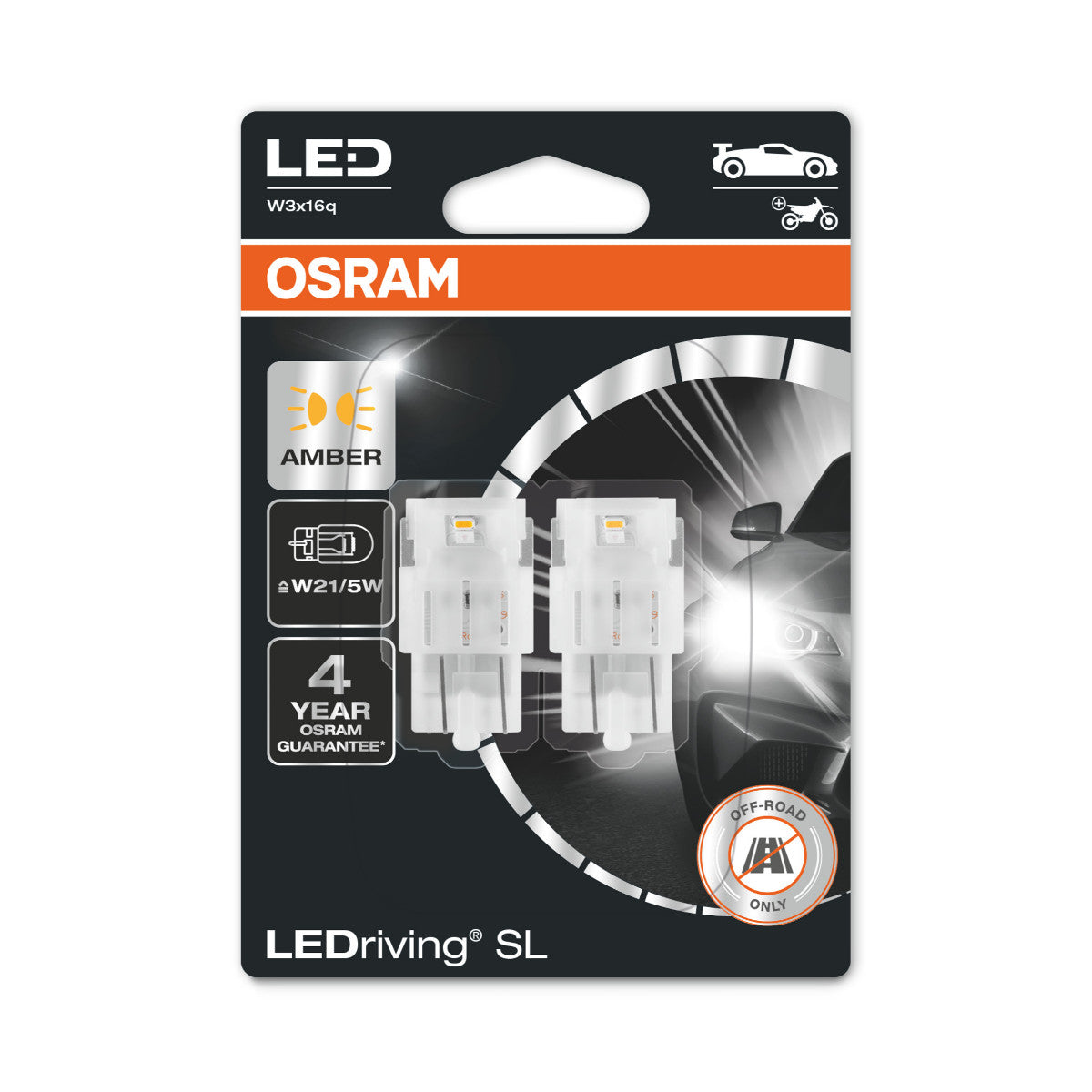 OSRAM LEDriving SL - Off-road W21-5W - żółty