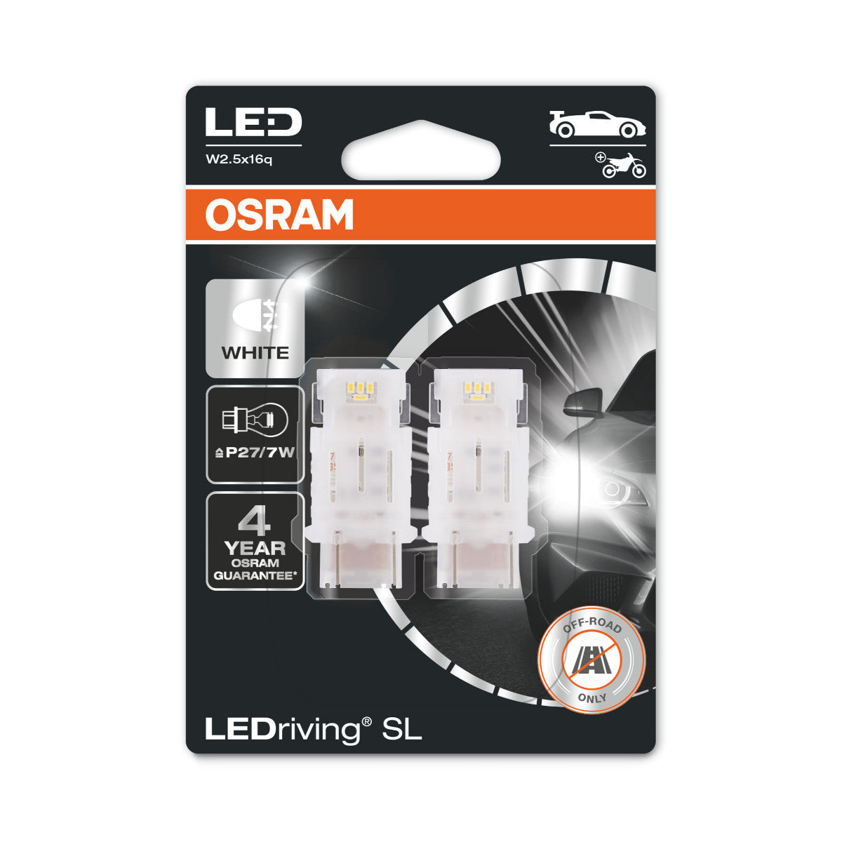 OSRAM LEDriving SL - Off-road P27-7W - biały