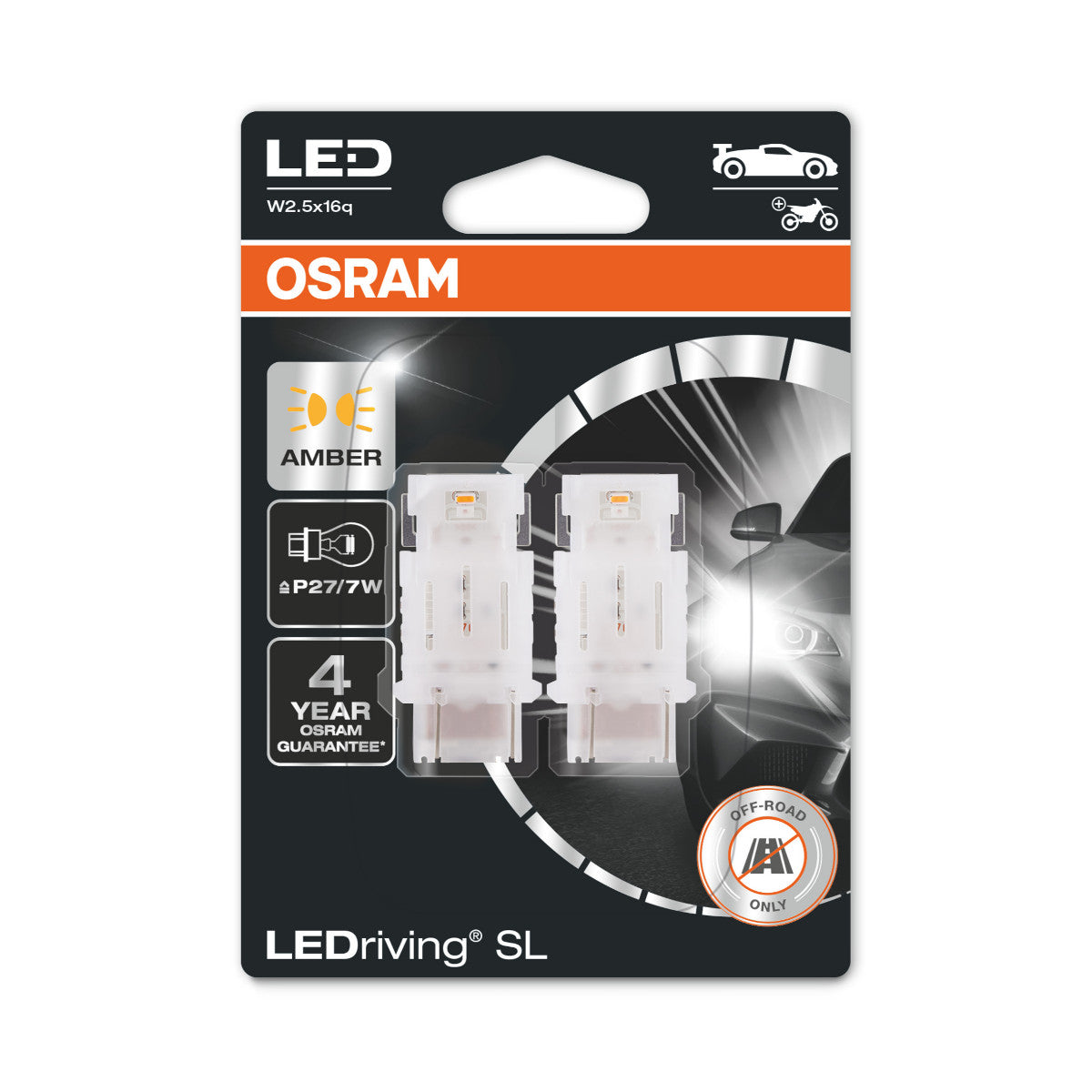 OSRAM LEDriving SL - Off-road P27-7W - żółty