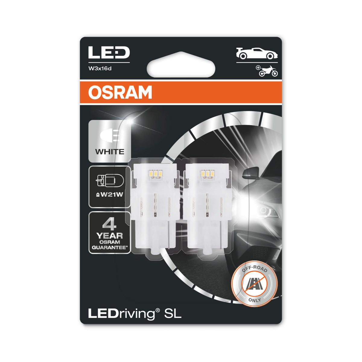 OSRAM LEDriving SL - Off-road W21W - biały