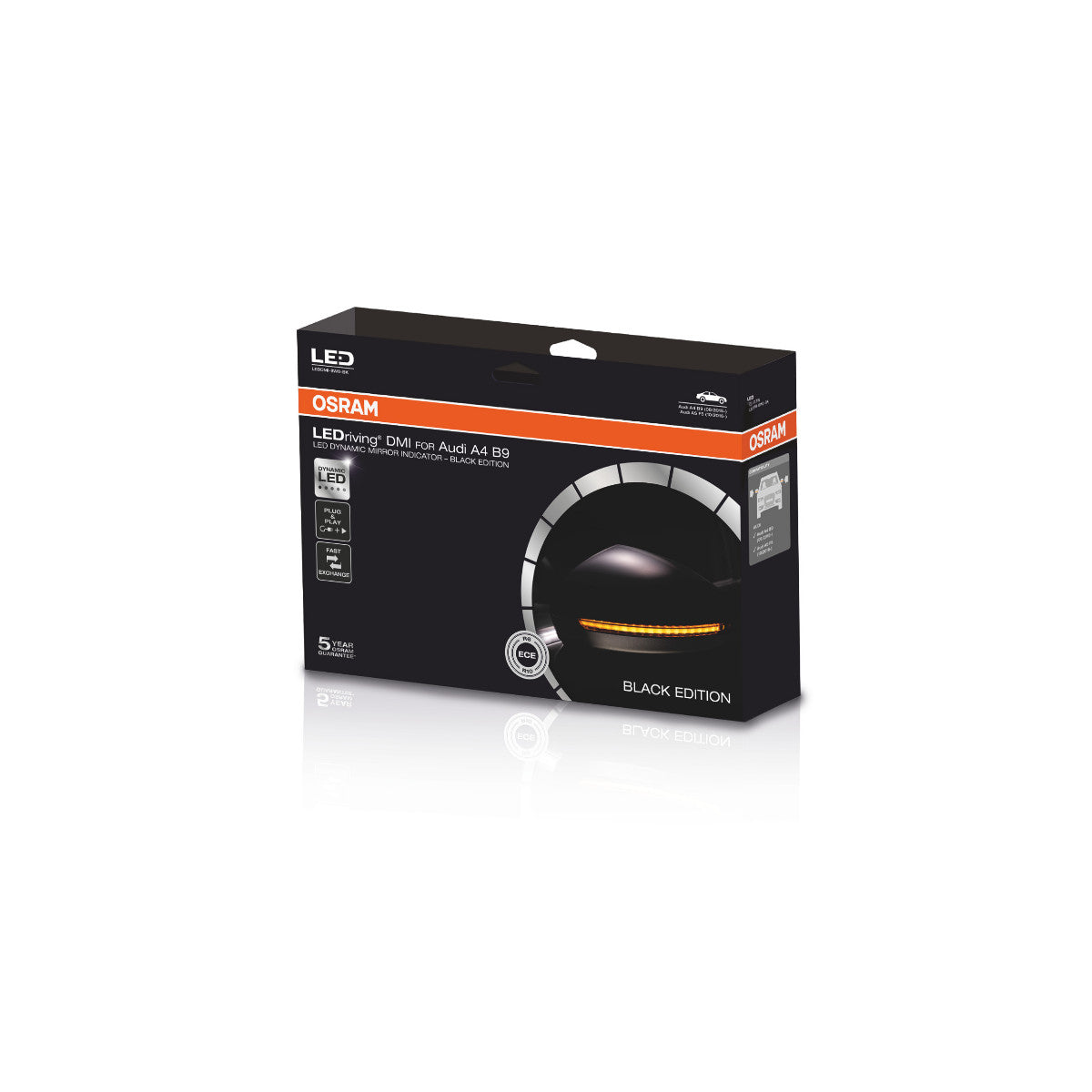Osram LED RRING DMI dla Audi A4 - A5 - Blinkers w zewnętrznych tylnych lusterkach - białe