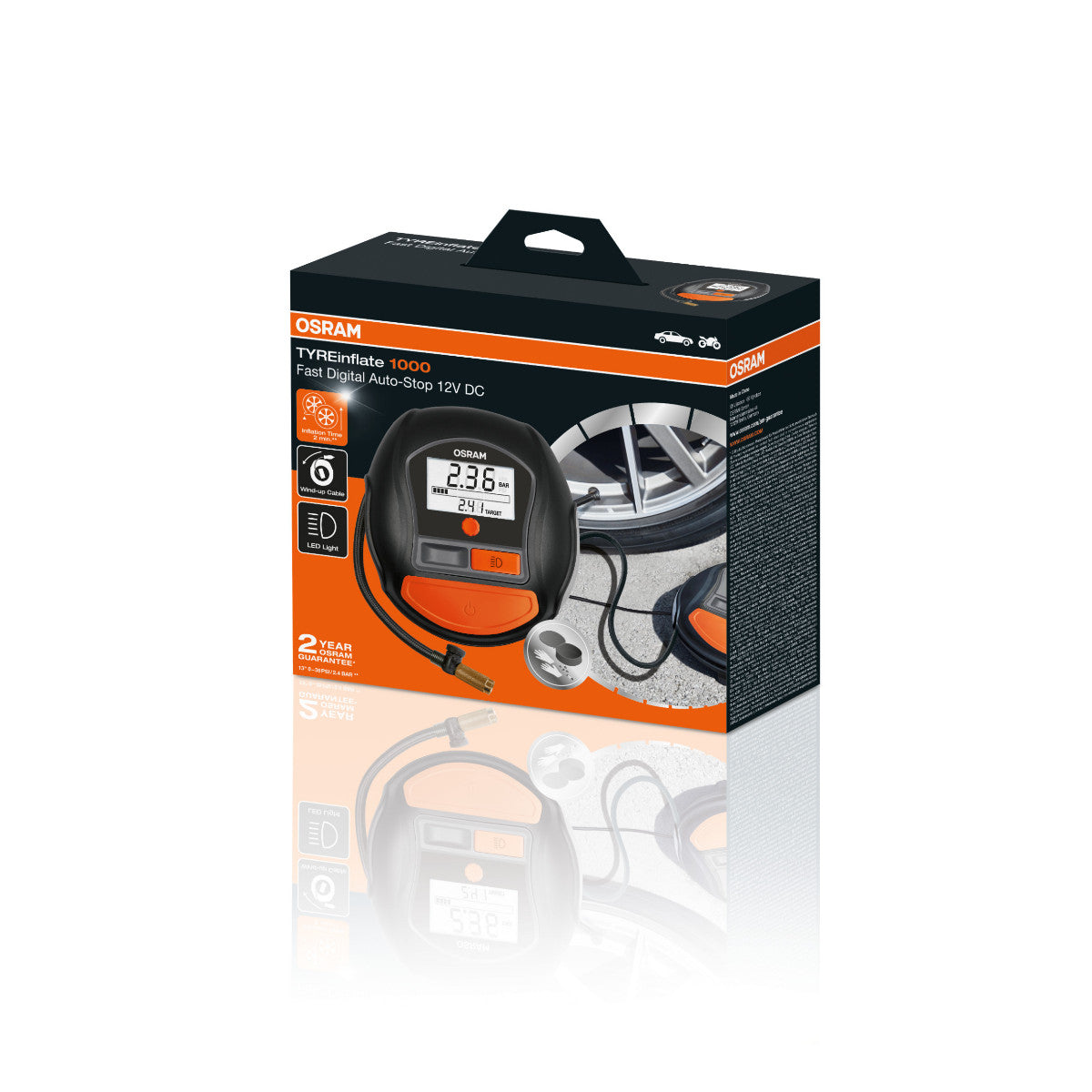 OSRAM TYRE inflate - 1000 pompka do opon
