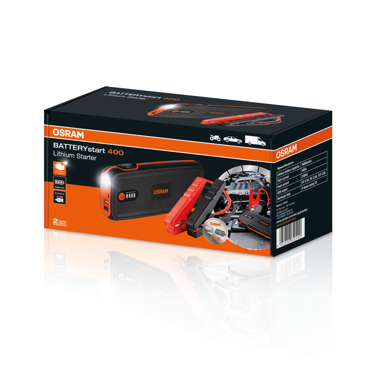 OSRAM BATTERY start - rozrusznik litowy 400