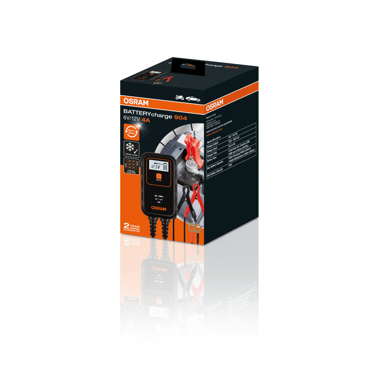 OSRAM BATTERY charge - 904 Inteligentna ładowarka akumulatorów