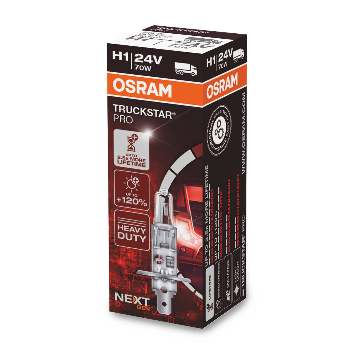 OSRAM TRUCKSTAR PRO - Reflektor halogenowy H1 - 1-PACK