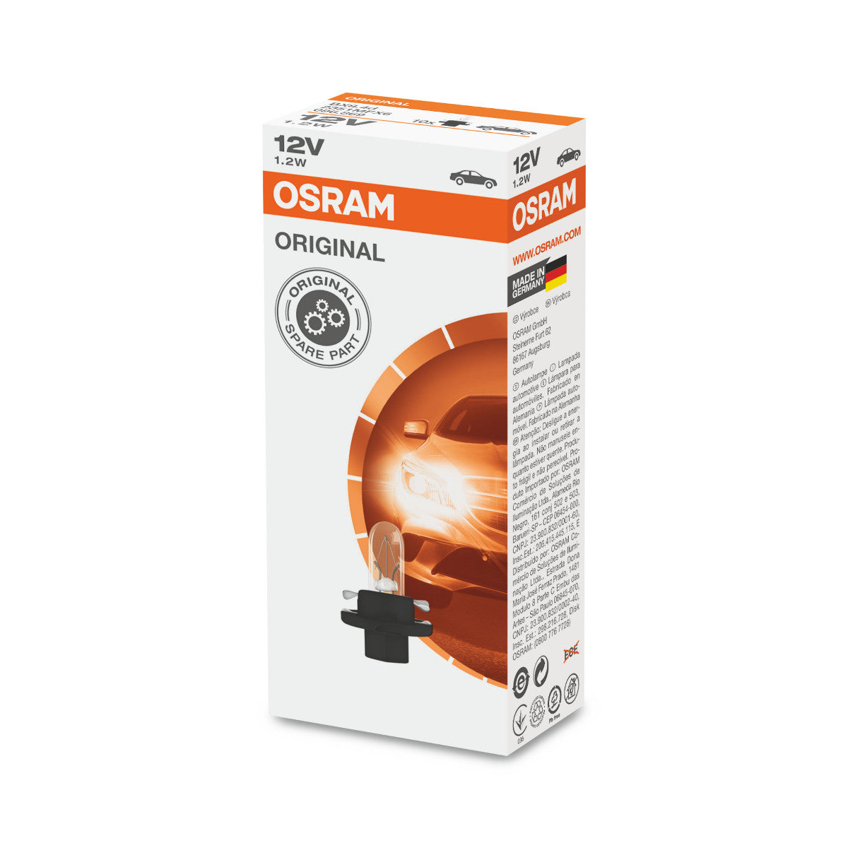 OSRAM ORIGINAL - PLASTIC MF BASE - 1-2W - Extra light lamp