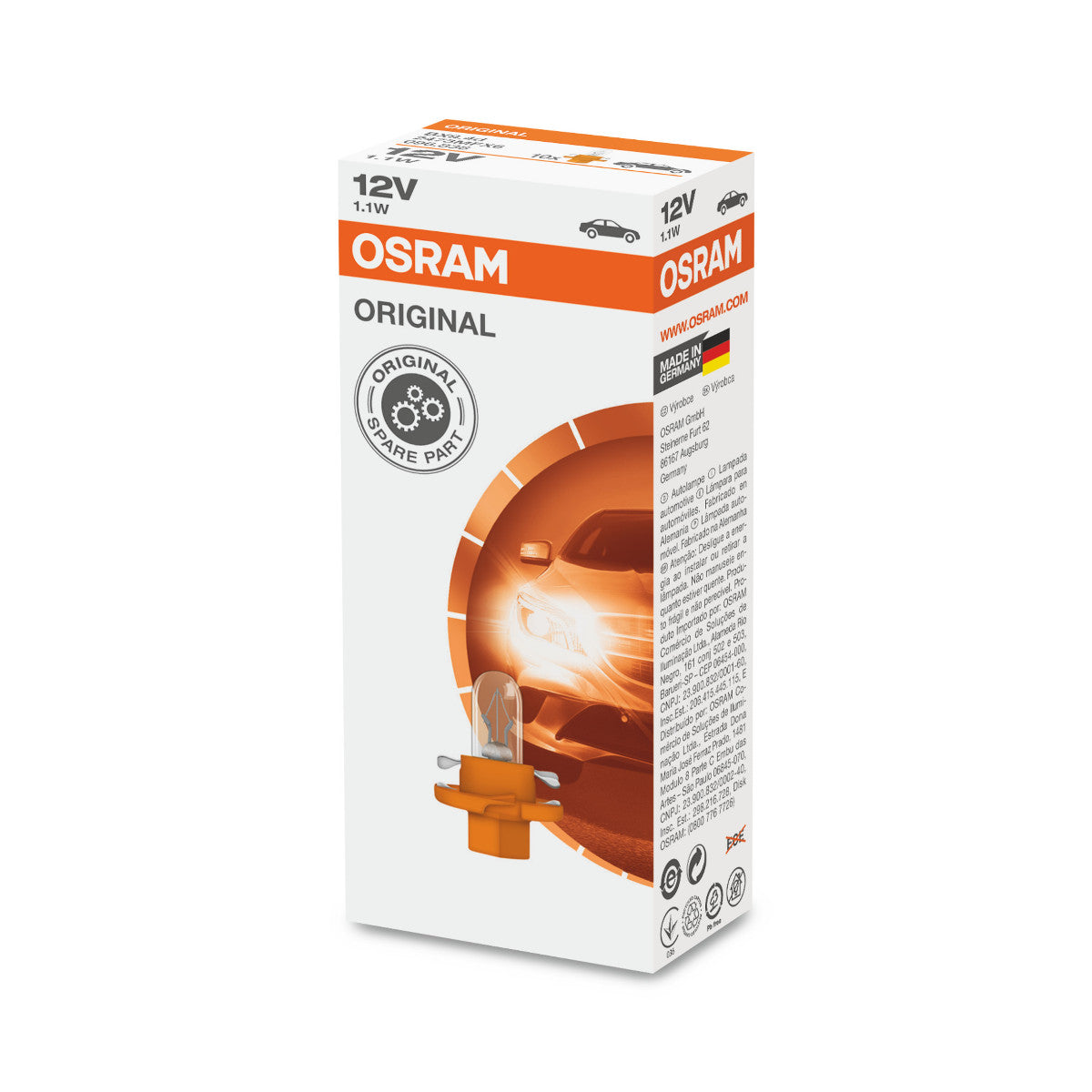 OSRAM ORIGINAL - PLASTIC MF BASE - 1 -1W - Extra light lamp