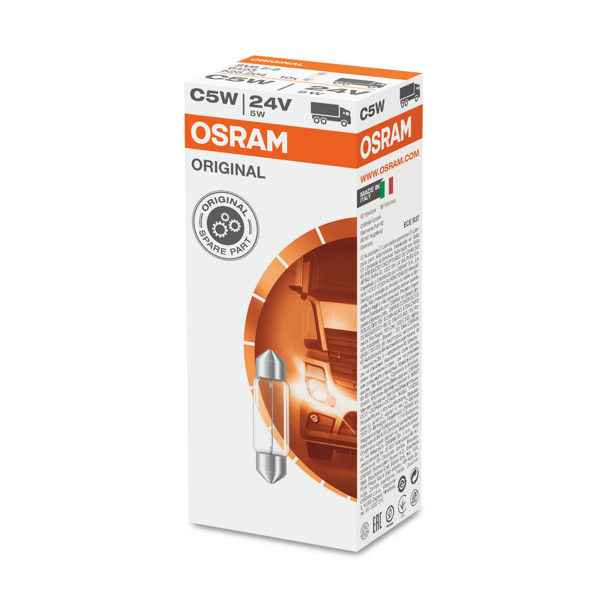 OSRAM ORIGINAL FESTOON - C5W - 24V Żarówka dodatkowa