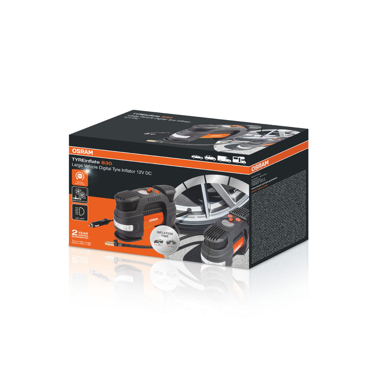 OSRAM TYRE inflate - 830 Pompka do opon