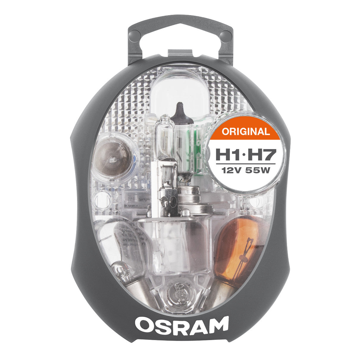 OSRAM Zapasowa lampa do samochodu - CLK H1-H7 - Zestaw lamp samochodowych