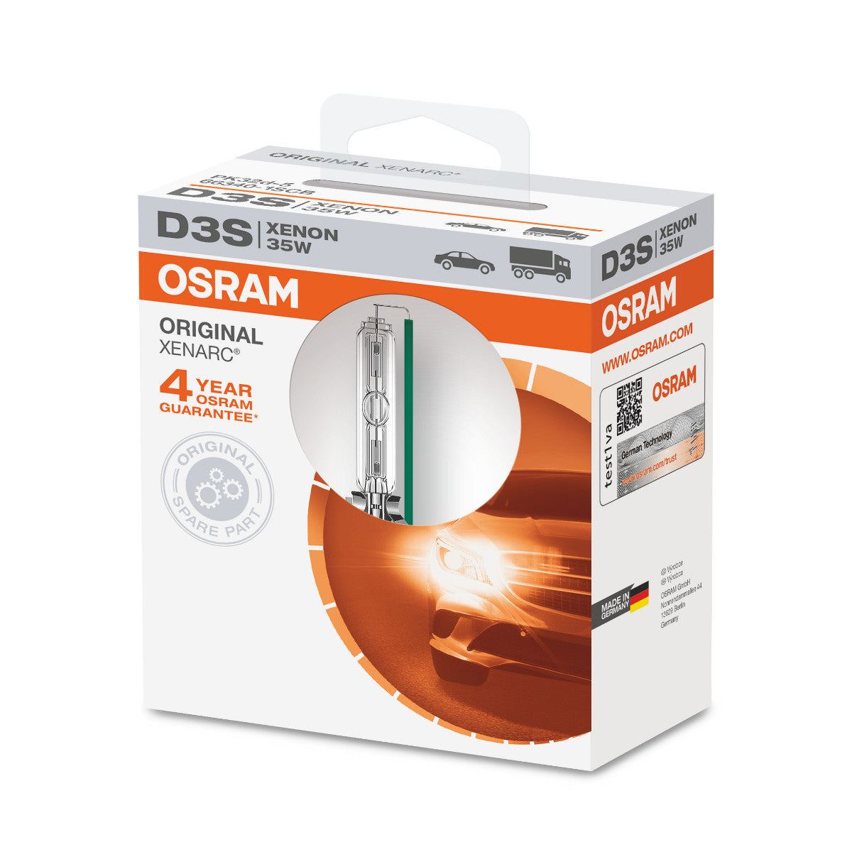OSRAM XENARC ORIGINAL - lampa naświetlająca D3S HID