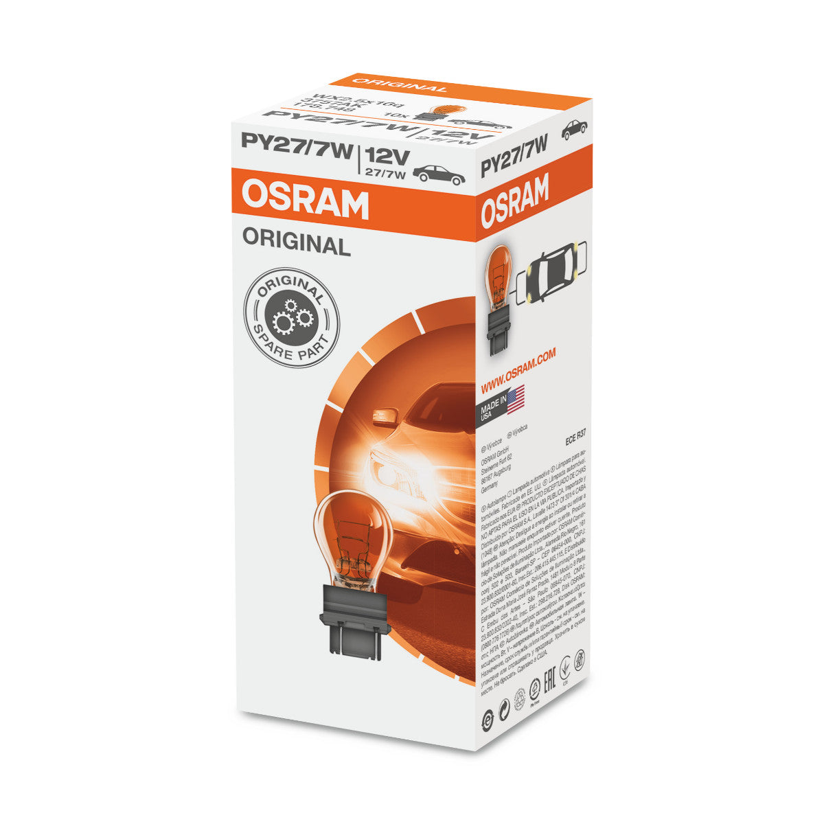 OSRAM S8 WEDGE BASE - PY27-7W Dodatkowa lampa oświetleniowa