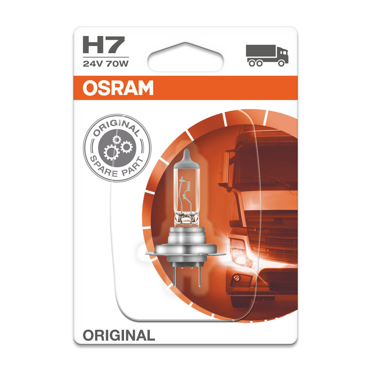OSRAM ORIGINAL LINE - H7 - 24 V - 70 W - Naświetlacz halogenowy