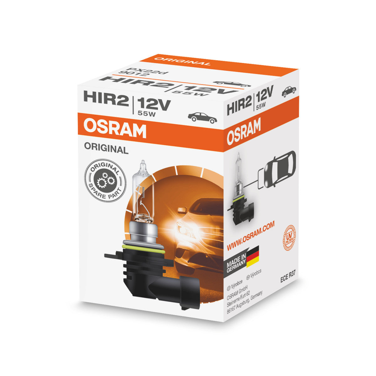 OSRAM ORIGINAL LINE - HIR2 - 12 V - 55 W - Naświetlacz halogenowy