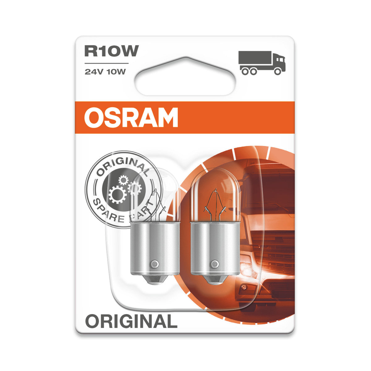 OSRAM ORIGINAL - METAL BASE - R10W - 24V Żarówka dodatkowa