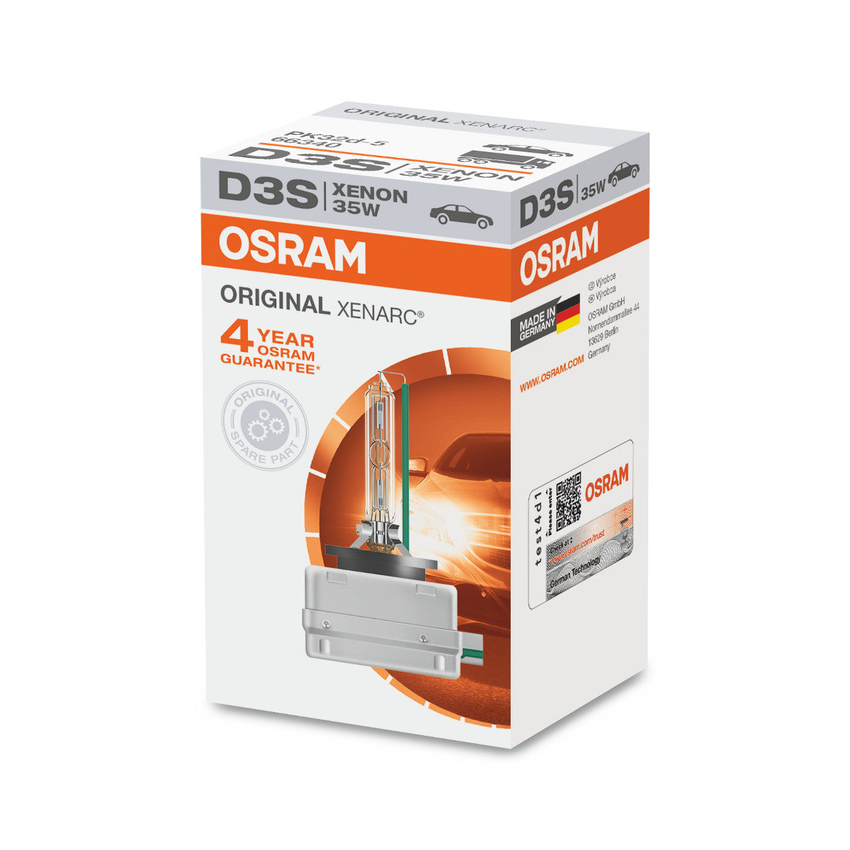 OSRAM XENARC ORIGINAL - reflektor D3S HID - składane pudełko