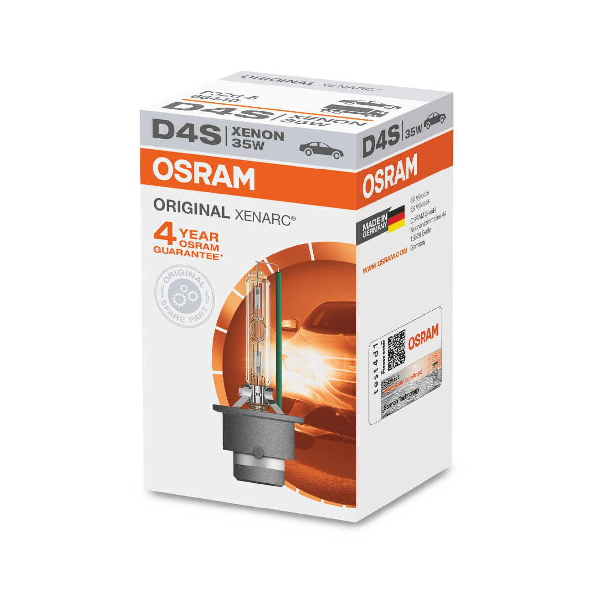 OSRAM XENARC ORIGINAL - reflektor D4S HID - składane pudełko