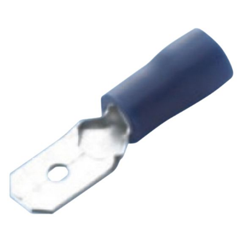 Szpilka do liści winylowa niebieska 6,3 x 0,8 mm - 10 szt.